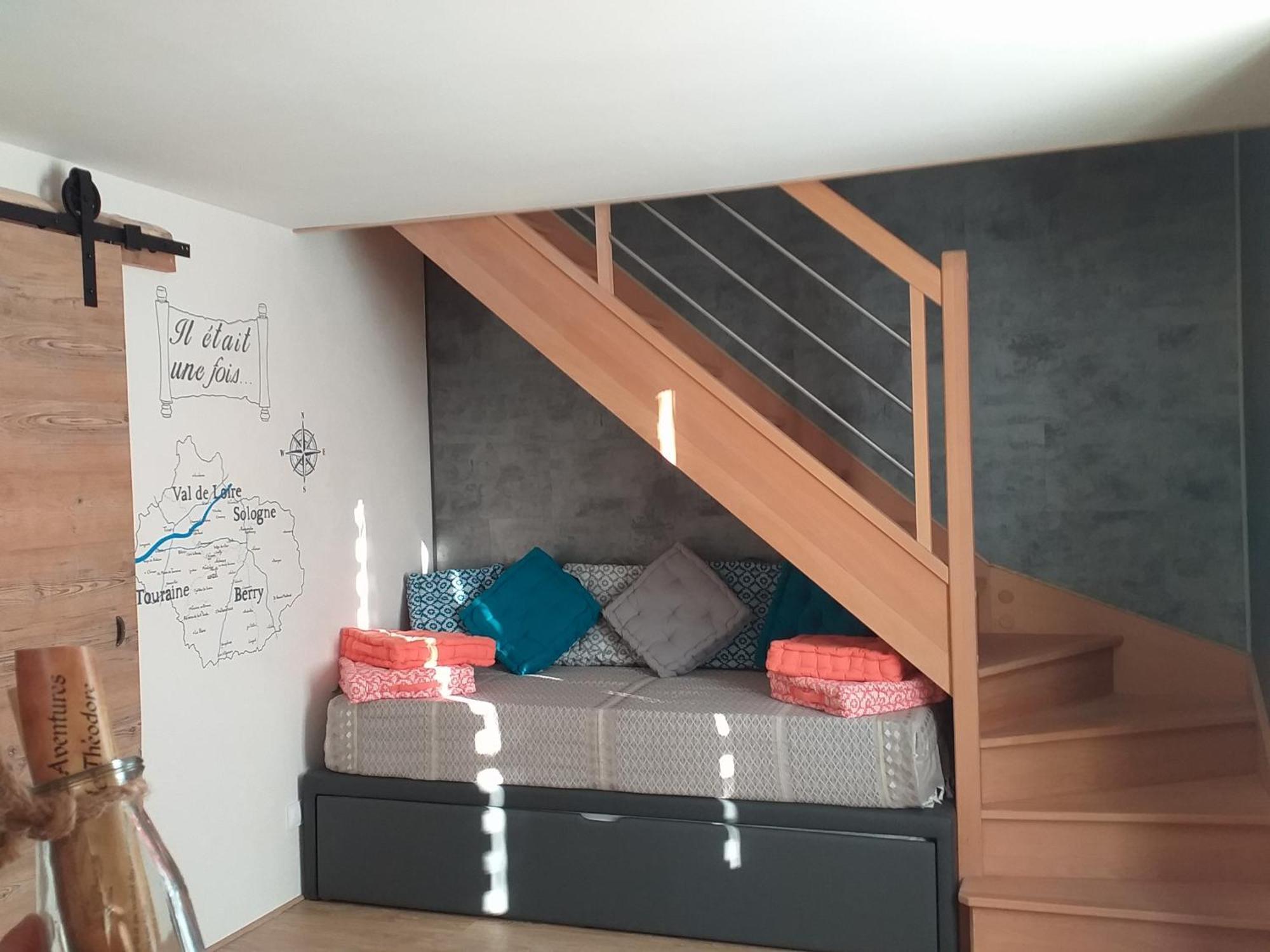 La Berrycurienne Proche Du Zoo De Beauval Saint-Aignan Avec Sdb, Wc Et Spa Privatif Pour Chaque Chambre Lucay-le-Male Room photo