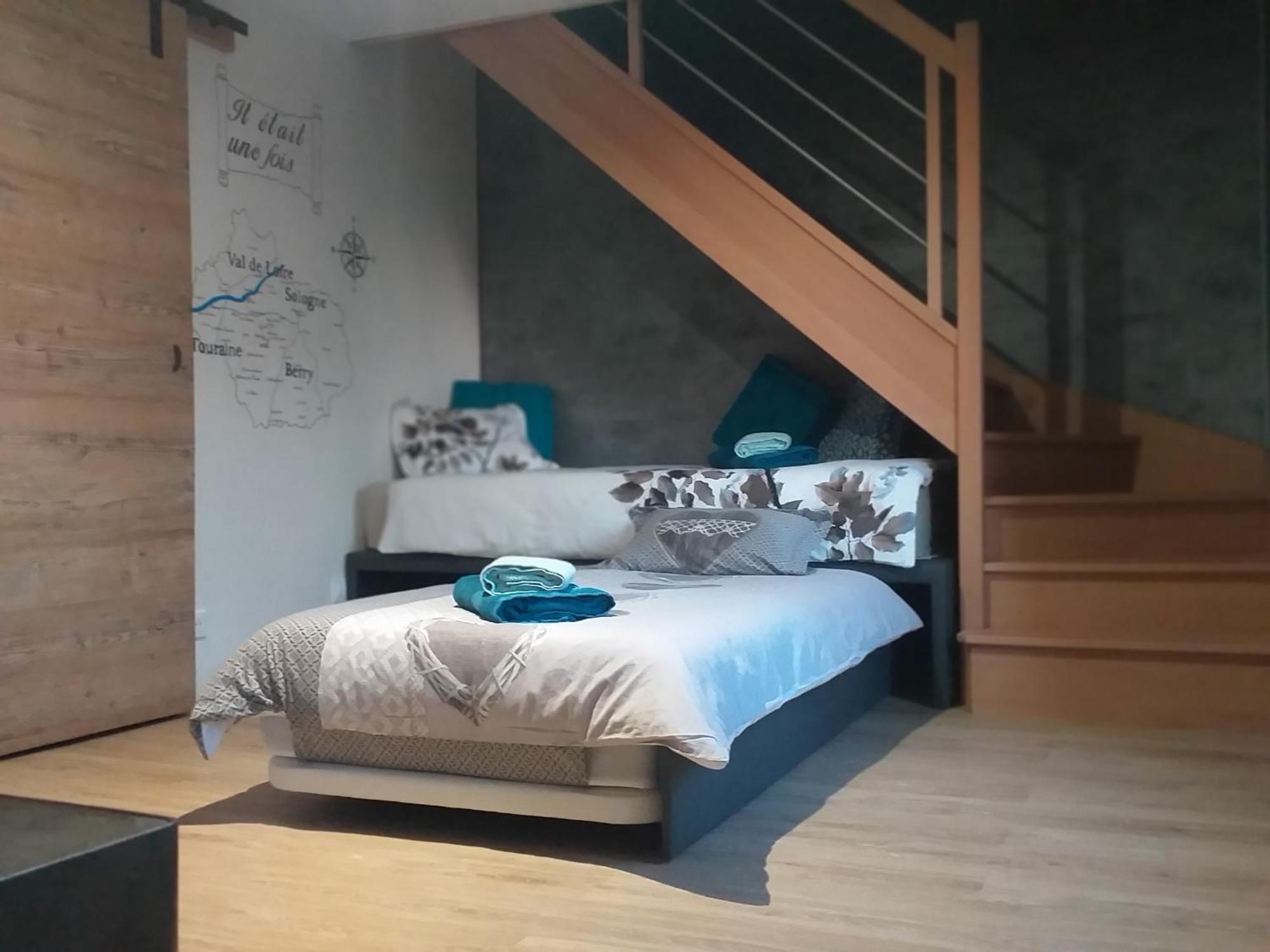 La Berrycurienne Proche Du Zoo De Beauval Saint-Aignan Avec Sdb, Wc Et Spa Privatif Pour Chaque Chambre Lucay-le-Male Room photo